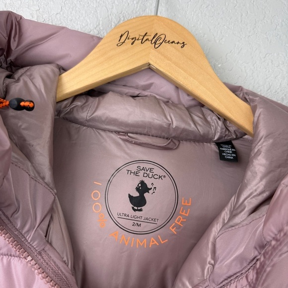 Save the Duck NWT Taylor Ultra Light Puffer Jacket M - Synthetic Down, Long - Picture 4 of 15